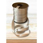 Saten Kumaş Kurdele 100 metre x 1 cm Süsleme El İşi Hediye Paketleme DIY Fiyonk (Gri)