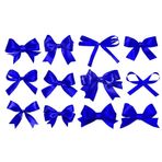 Saten Kurdele 10 mm 20 mm Genişlik, Kırmızı,Mavi,Sarı,Yeşil,Pembe,Mor Renk, Dekoratif Hediye Paketleme ve Süsleme için Kumaş Saten Şerit, Hediye Çekme, Kapı, Sandalye, Pencere (Mavi, 20 mm)