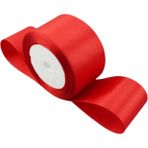 Saten Kurdele 6 cm Kırmızı 1 Metre