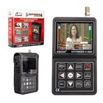 Satfinder 4 As04-Hdu Hd Ultra 3.5 İnç Lcd Ekranlı Uydu Yön Bulucu Uydu Ayarlama Cihazı Tv İzlenebilir