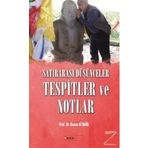 Satırarası Düşünceler Tespitler ve Notlar - Harun Güngör