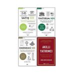 Satış - Yatırım - Ekonomi 4 Kitap Set - Satış 101 - Yatırım 101 - Ekonomi 101 - Akıllı Yatırımcı