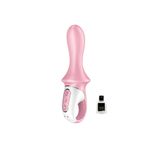 Satisfyer Air Pump Booty 5+ Red Şişebilen Telefon Kontrollü Güçlü Titreşimli Vibratör+Jel