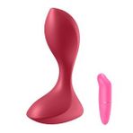 Satisfyer Backdoor Lover 12 Fonksiyonlu Titreşimli Şarjlı Anal Plug Vibratör+mini Vibratör