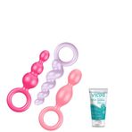 Satisfyer Booty Call Renkli Silikon 3 Lü Anal Vibratör Ve Jel