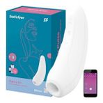 Satisfyer Curvy 2+ White Klitoris Stimülatörü ve App Kontrol Titreşimli Vibratör