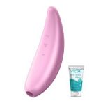 Satisfyer Curvy 3+ Pink Klitoris Stimülatörü Ve App Kontrol Titreşimli Vibratör+jel