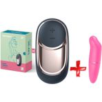 Satisfyer Dark Desire Klitoris Uyarıcı 15 Modlu Titreşimli Şarjlı Vibratör+Mini G Vibratör