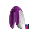 Satisfyer Double Fun Violet Telefon Ve Uzaktan Kumanda Kontrollü Partner Vibratör