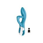 Satisfyer Embrace Me Çift Motorlu Klitoris Uyarıcı Esnek Yapılı Rabbit Vibratör+Jel