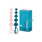 Satisfyer Love Beads Renkli Silikon Anal Vibratör Ve Jel