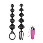 Satisfyer Love Beads Siyah Anal Toplar+mini Vibratör
