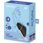 Satisfyer Love Triangle Black Klitoris Stimülatörü ve App Kontrol Titreşimli Vibratör