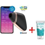 Satisfyer Love Triangle Black Klitoris Stimülatörü Ve App Kontrol Titreşimli Vibratör+jel
