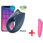 Satisfyer Royal Ring Telefon Kontrol Şarjlı Penis Halkası+Mini G Spot Vibratör