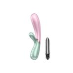 Satisfyer Satifyer Hot Pink G-Bölgesi Ve Klitoris Uyarıcı Telefon Kontrollü Isıtmalı Vibratör+Mini Vibratör