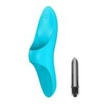 Satisfyer Teaser 12 Modlu Titreşimli Su Geçirmez Şarjlı Parmak Vibratörü+Mini Vibratör