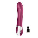 Satisfyer Telefon Kontrol Sağlayan Güçlü Titreşimli Isıtma Özellikli Şarj Edilebilir Vibratör+Jel