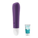 Satisfyer Ultra Power 2 - 12 Modlu Titreşimli Şarjlı Mini Mor Vibratör+Jel