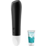 Satisfyer Ultra Power 2 - 12 Modlu Titreşimli Şarjlı Mini Vibratör+Jel