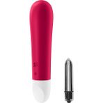 Satisfyer Ultra Power Bullet 1 - 12 Modlu Titreşimli Şarjlı Kırmızı Mini Vibratör+Mini Vibratör