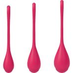 Satisfyer Yoni Power 1 Red Silikon 3 Adet Kegel Egzersiz Top Seti