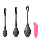 Satisfyer Yoni Power 2 Silikon 3 Adet Kegel Egzersiz Top Seti+mini Vibratör