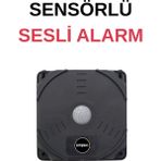 Satışmax Caydırıcı Ev Araç Haraket Sensörlü Alarm Sesli Siyah