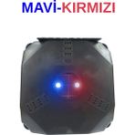 Satışmax Caydırıcı Ev ve Araç Güvenlik Yanıp Sönen Alarm LED Işık (Mavi-Kırmızı) 2AA Pil