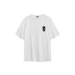 Satranç Zeka Oyunu Şah Mat Vezir Chess Santranç Sırt Ön Baskılı Oversize Tişört Unisex T-Shirt Beyaz