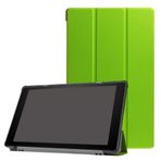 SATURCASE Amazon Fire HD 10 2019 için kılıf (9. Nesil), PU Deri Katlanır Katlanabilir Folyo Stant, Otomatik Uyku/Uyanma Fonksiyonlu Koruyucu Tablet Kılıfı (Yeşil)