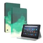SATURCASE Amazon Fire HD 10 / HD 10 Plus 2021 (11. Nesil) için Kılıf, Suluboya Tarzı PU Deri Kapaklı Mıknatıslı Cüzdan Stand Kart Yuvaları Koruyucu Kılıf (TR-2)