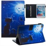 SATURCASE Apple iPad Mini 2 3 4 / Mini 5 (2019) (YPW-7) için Güzel Desenli PU Deri Kapaklı Mıknatıslı Cüzdan Standı Kart Yuvaları Otomatik Uyanma/Uyku Kılıfı