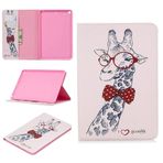 SATURCASE Apple iPad Mini 5 (2019) (BFP-6) için Güzel Desenli PU Deri Kapaklı Cüzdan Standı Kart Yuvaları Koruyucu Kılıf Kapak