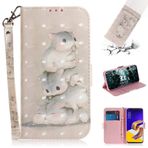 SATURCASE ASUS Zenfone 5 2018 Kılıf, 3D Desen PU Deri Manyetik Flip Cüzdan Standı Kart Tutucu Koruyucu Kılıf Kapak Kayışlı Kılıf ASUS Zenfone 5 ZE620KL/Zenfone 5z ZS620KL (TD-7)