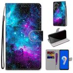 SATURCASE Asus Zenfone 9 için kılıf, Asus Zenfone 9 (DH-8) için Güzel PU Deri Kapaklı Mıknatıslı Cüzdan Stant Kart Yuvaları El Kayışı Koruyucu Kılıf