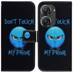 SATURCASE Asus Zenfone 9 için Kılıf, Güzel Desenli PU Deri Kapaklı Mıknatıs Cüzdan Standı Kart Yuvaları Asus Zenfone 9 (TX-5) için Koruyucu Kılıf