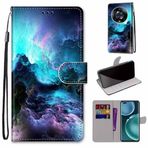 SATURCASE Honor Magic 4 Pro için Kılıf, Honor Magic 4 Pro (DK-7) için Güzel PU Deri Kapaklı Mıknatıs Cüzdan Stand Kart Yuvaları El Kayışı Koruyucu Kılıf