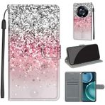 SATURCASE Honor Magic 4 Pro için Kılıf, Honor Magic 4 Pro (DY-20) için Güzel PU Deri Kapaklı Mıknatıs Cüzdan Stand Kart Yuvaları El Kayışı Koruyucu Kılıf