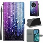 SATURCASE Honor Magic 4 Pro için Kılıf, Honor Magic 4 Pro (DY-8) için Güzel PU Deri Kapaklı Mıknatıs Cüzdan Stand Kart Yuvaları El Kayışı Koruyucu Kılıf