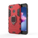 SATURCASE Huawei P9 Lite Mini / Y6 Pro 2017 için Kılıf, Halka Destek Çubuğu Hibrid 2'si 1 Arada [PC ve Silikon] Çift Katmanlı Tampon Darbeye Dayanıklı Koruyucu Kılıf Huawei P9 Lite Mini / Y6 Pro 2017