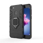 SATURCASE Huawei P9 Lite Mini / Y6 Pro 2017 için Kılıf, Halka Destek Çubuğu Hibrid 2'si 1 Arada [PC ve Silikon] Huawei P9 Lite Mini / Y6 Pro 2017 için Çift Katmanlı Tampon Darbeye Dayanıklı Koruyucu