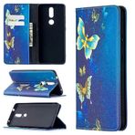 SATURCASE Nokia 2.4 için Kılıf, Nokia 2.4 (BK-5) için Güzel PU Deri Kapaklı Yerleşik Mıknatıslı Cüzdan Stand Kart Yuvaları Koruyucu Kılıf