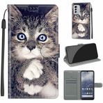 SATURCASE Nokia G60 için Kılıf, Güzel PU Deri Kapaklı Mıknatıs Cüzdan Stand Kart Yuvaları Nokia G60 (DY-5) için El Kayışı Koruyucu Kılıf