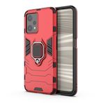 SATURCASE OnePlus Nord CE 2 Lite için Kılıf, Halka Destek Çubuğu Hibrid 2'si 1 Arada [PC ve Silikon] OnePlus Nord CE 2 Lite için Çift Katmanlı Tampon Darbeye Dayanıklı Koruyucu Kılıf (HZ-Kırmızı)