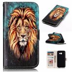 SATURCASE Samsung Galaxy A3 (2017) için Kılıf, Kısma Kabartma Güzel Desenli PU Deri Kapaklı Mıknatıslı Cüzdan Standı Kart Yuvaları Samsung Galaxy A3 (2017) SM-A320F (Tasarım-8) için Koruyucu Kılıf