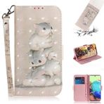 SATURCASE Samsung Galaxy A71 5G için Kılıf, Güzel 3D Desenli PU Deri Kapaklı Mıknatıslı Cüzdan Stand Kart Yuvaları Samsung Galaxy A71 5G (TD-6) için El Kayışlı Koruyucu Kılıf