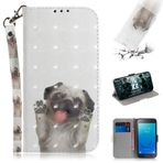 SATURCASE Samsung Galaxy J2 Core için Kılıf, Güzel 3D Desenli PU Deri Kapaklı Mıknatıslı Cüzdan Stand Kart Yuvaları Samsung Galaxy J2 Core (TD-15) için El Kayışlı Koruyucu Kılıf