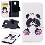 SATURCASE Samsung Galaxy J3 (2017) için Kılıf, Samsung Galaxy J3 (2017) SM-J330F (Tasarım-5) için Güzel Desenli PU Deri Kapaklı Mıknatıslı Cüzdan Standı Kart Yuvaları Koruyucu Kılıf