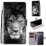 SATURCASE Samsung Galaxy S9 Plus için Kılıf, Güzel PU Deri Kapaklı Mıknatıslı Cüzdan Stant Kart Yuvaları El Kayışı Koruyucu Kılıf Samsung Galaxy S9 Plus (DH-13) için